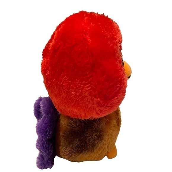 Ty Beanie Boos Thankful the Turkey 2012 Retired Solid Eyes   No Heart Tag - Picture 3 of 9